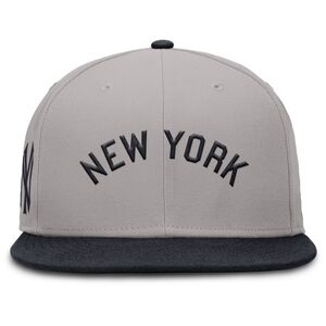 Genuine Merchandise Unisex Gray/Black New York Cap
